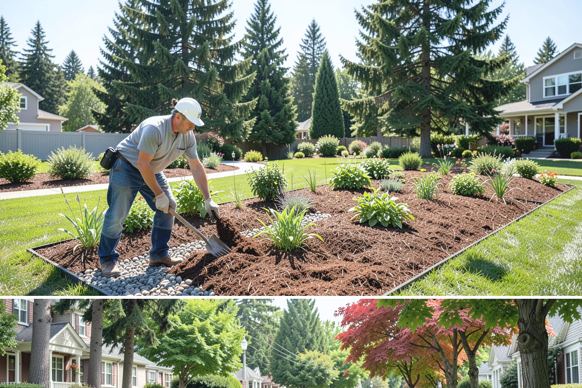 Flower Bed Design in Beaux Arts Village, King County, WA - Design any time