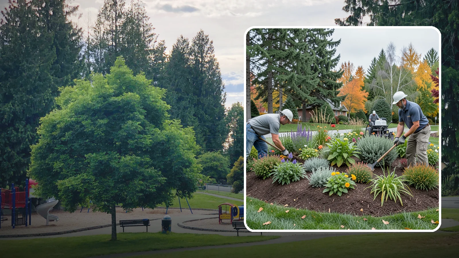 Flower Bed Design in Bonney Lake, Pierce County, WA - Thoughtfully designed flower beds with color, texture, and bloom timing planned for year-round interest.