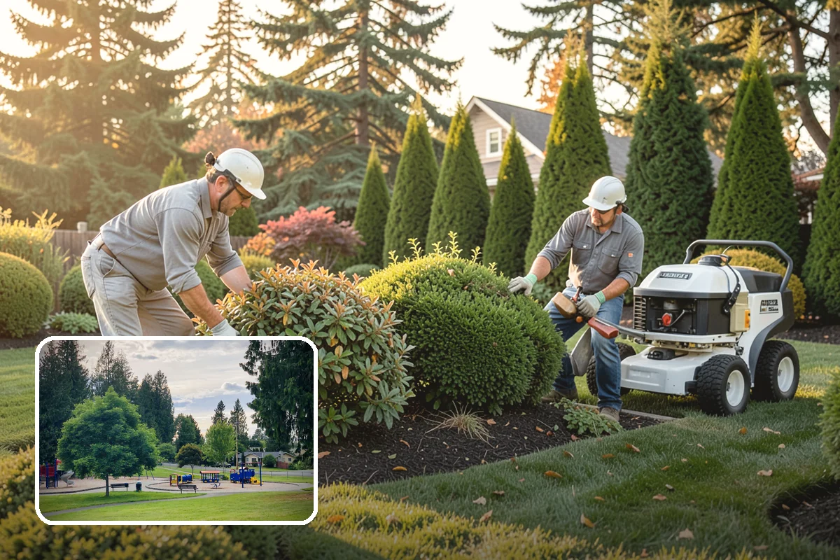 Flower Bed Design in Bonney Lake, Pierce County, WA - Planned color and texture, not random planting