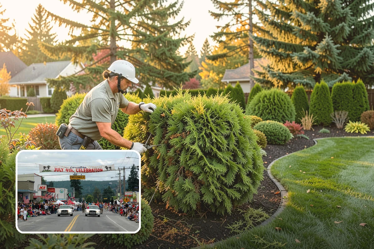 Flower Bed Design in Carnation, King County, WA - Planned color and texture, not random planting