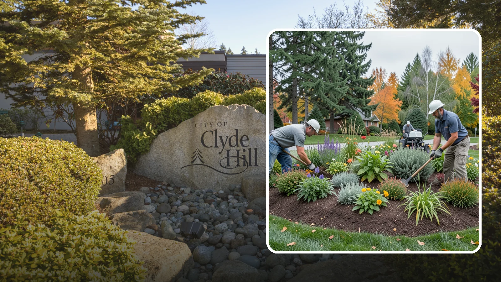 Flower Bed Design in Clyde Hill, King County, WA - Thoughtfully designed flower beds with color, texture, and bloom timing planned for year-round interest.