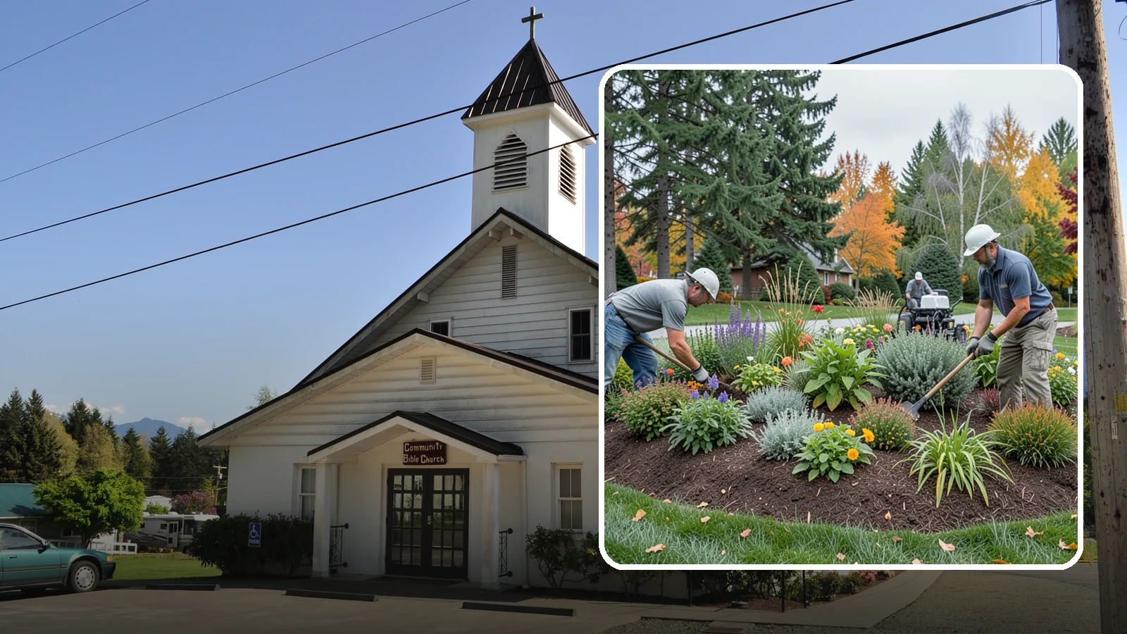Flower Bed Design in Concrete, Skagit County, WA - Thoughtfully designed flower beds with color, texture, and bloom timing planned for year-round interest.