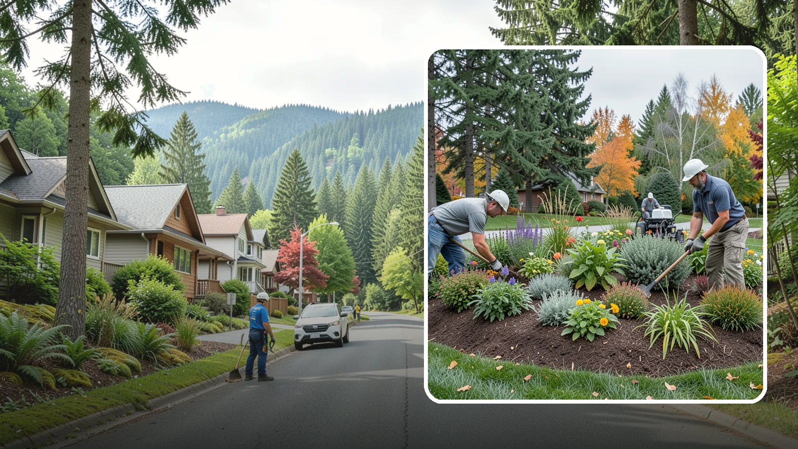 Flower Bed Design in Darrington, Snohomish County, WA - Thoughtfully designed flower beds with color, texture, and bloom timing planned for year-round interest.