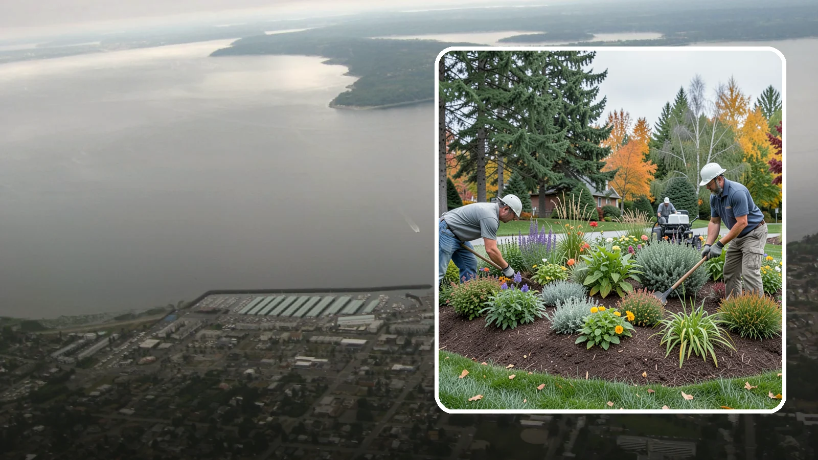 Flower Bed Design in Des Moines, King County, WA - Thoughtfully designed flower beds with color, texture, and bloom timing planned for year-round interest.