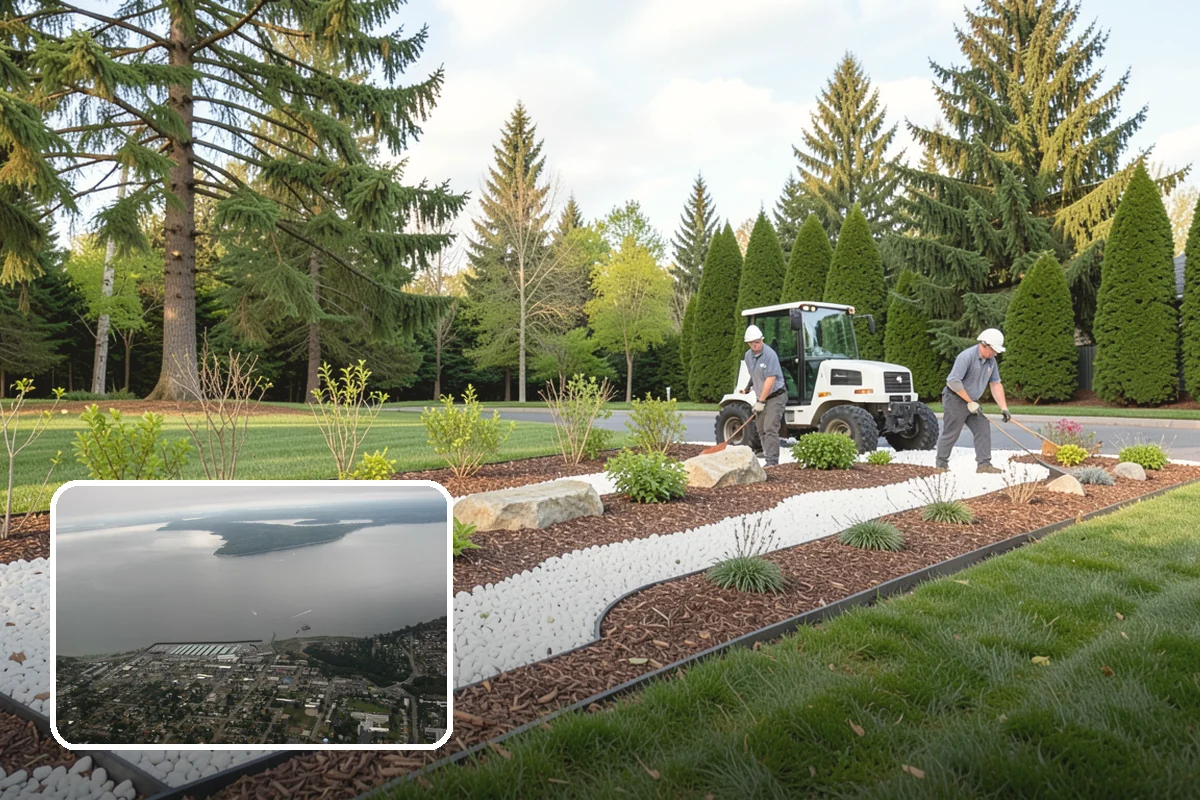 Flower Bed Design in Des Moines, King County, WA - Planned color and texture, not random planting
