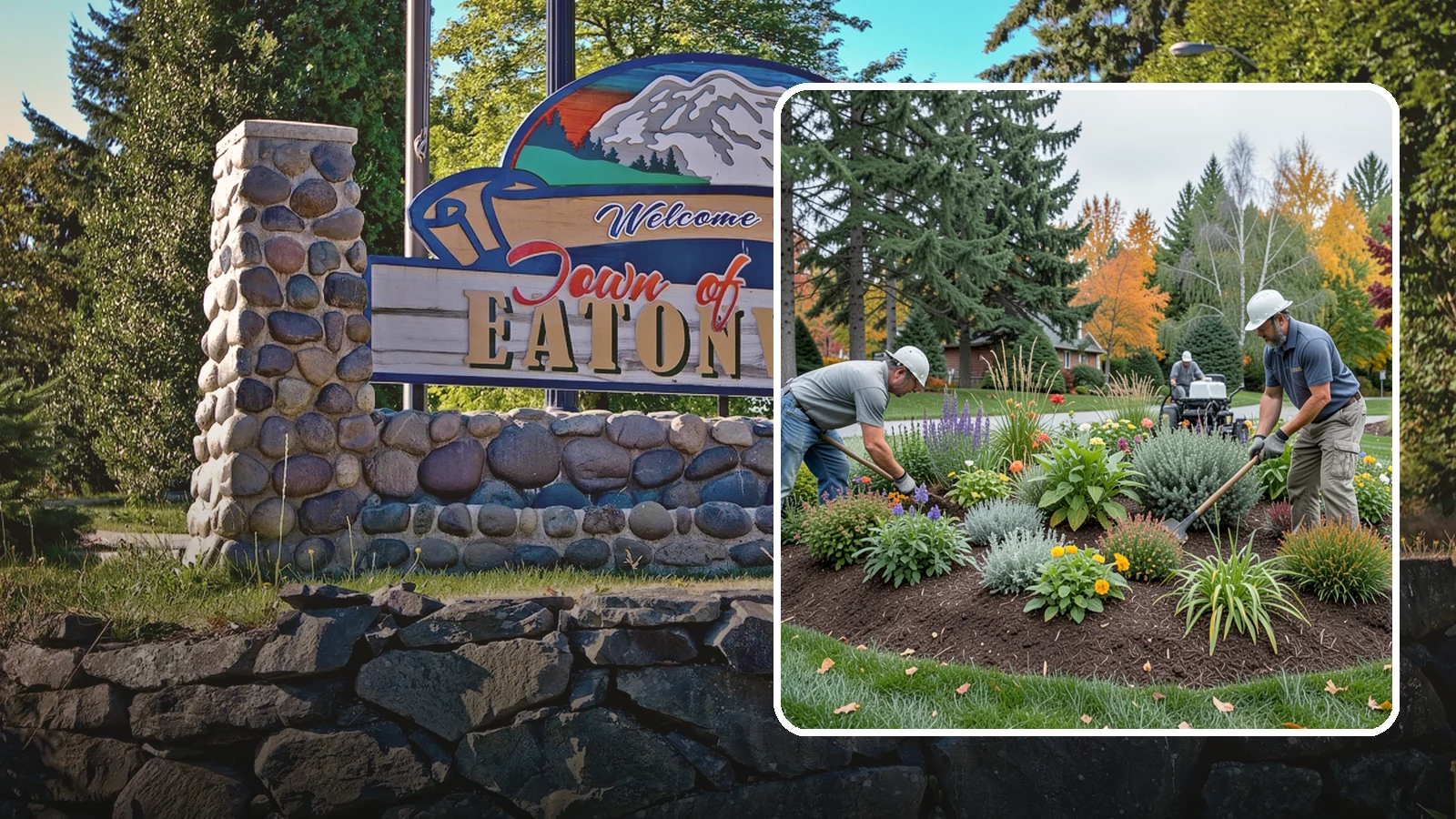 Flower Bed Design in Eatonville, Pierce County, WA - Thoughtfully designed flower beds with color, texture, and bloom timing planned for year-round interest.