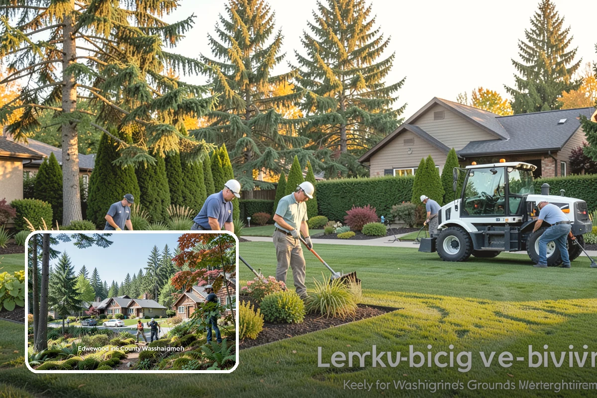 Flower Bed Design in Edgewood, Pierce County, WA - Planned color and texture, not random planting