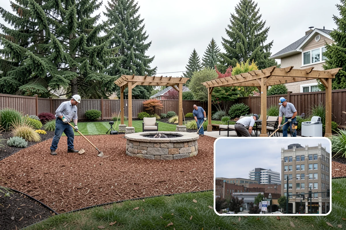 Flower Bed Design in Everett, Snohomish County, WA - Planned color and texture, not random planting