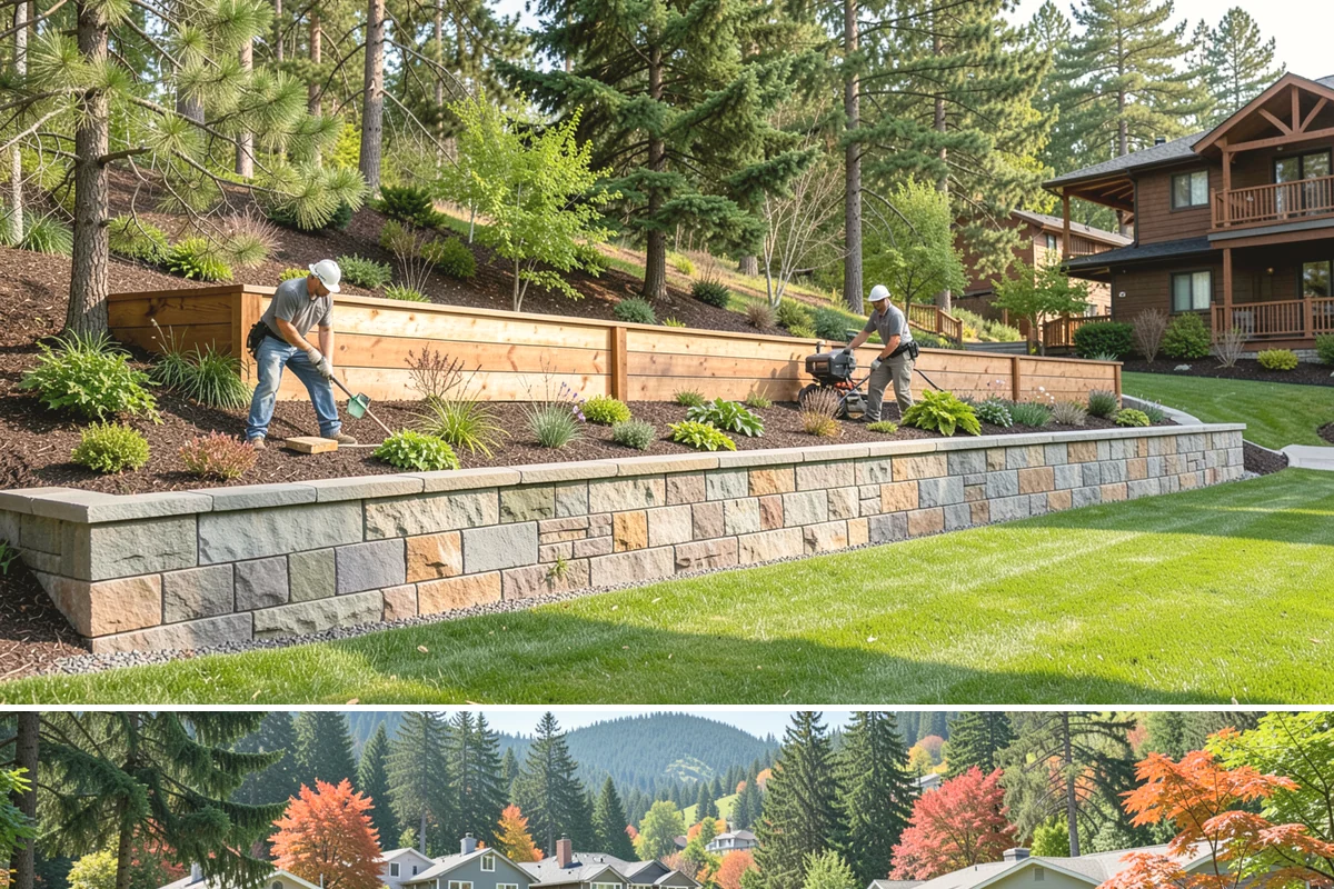 Flower Bed Design in Fircrest, Pierce County, WA - Design any time