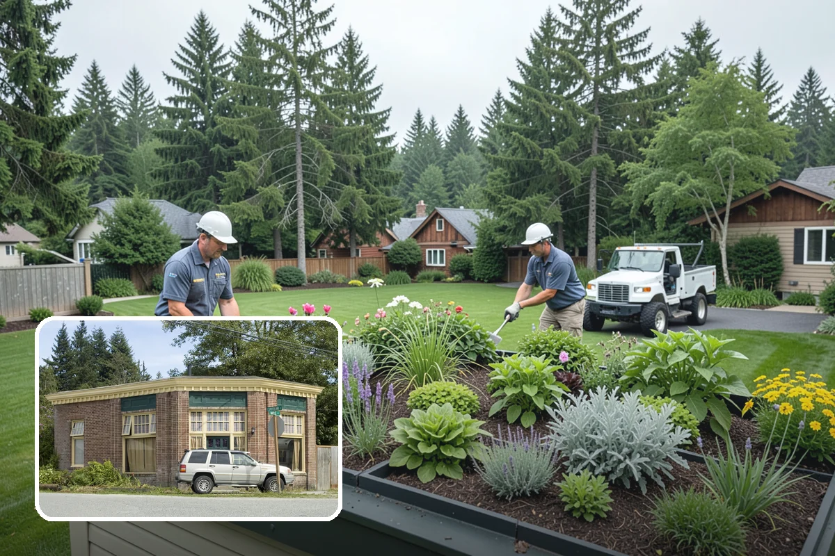 Flower Bed Design in Hamilton, Skagit County, WA - Planned color and texture, not random planting