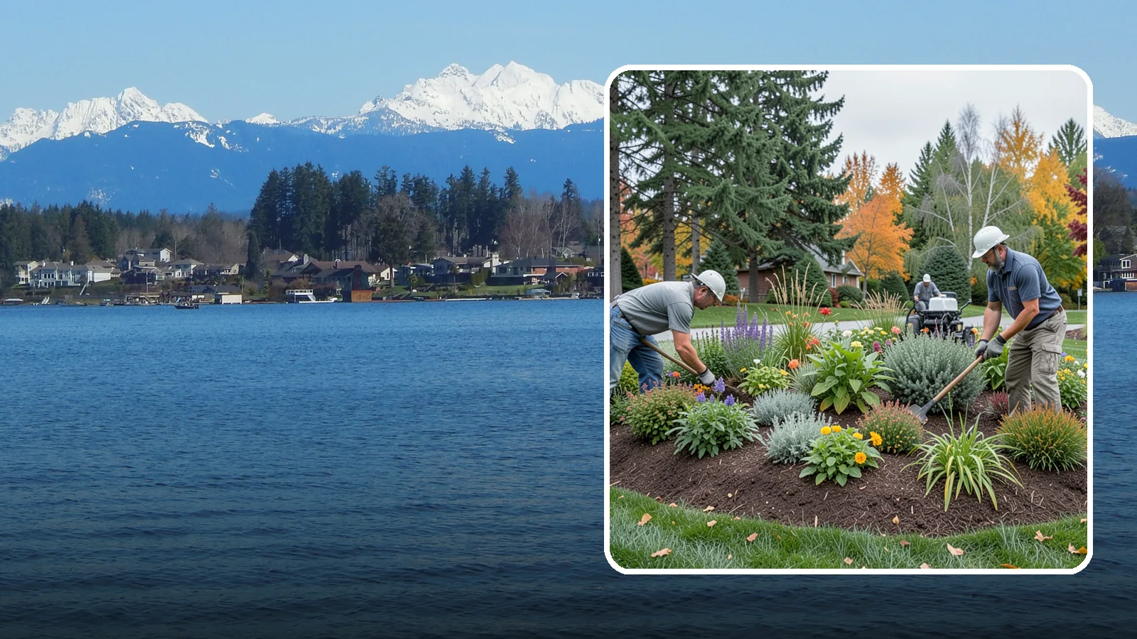 Flower Bed Design in Lake Stevens, Snohomish County, WA - Thoughtfully designed flower beds with color, texture, and bloom timing planned for year-round interest.