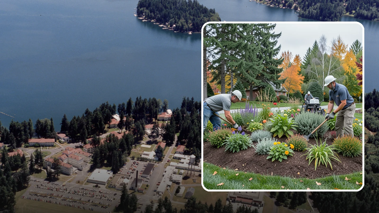 Flower Bed Design in Lakewood, Pierce County, WA - Thoughtfully designed flower beds with color, texture, and bloom timing planned for year-round interest.
