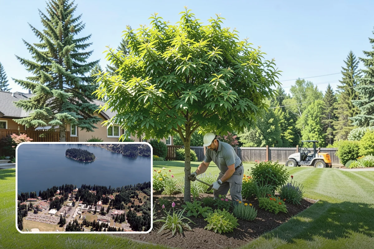 Flower Bed Design in Lakewood, Pierce County, WA - Planned color and texture, not random planting