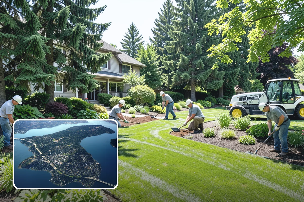 Flower Bed Design in Mercer Island, King County, WA - Planned color and texture, not random planting