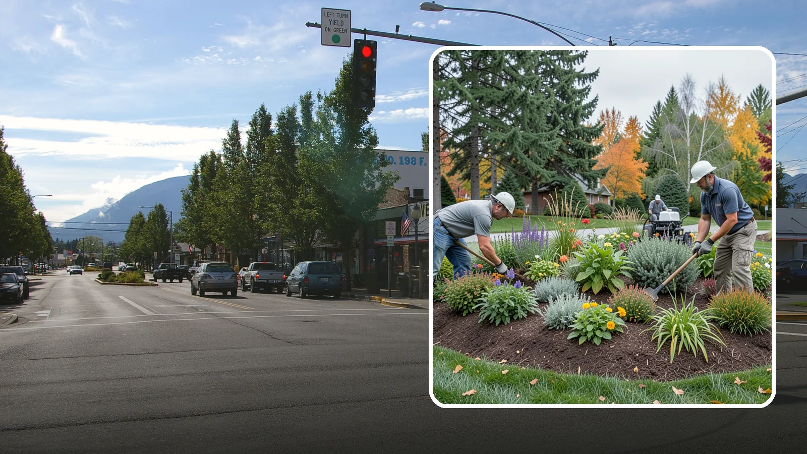Flower Bed Design in North Bend, King County, WA - Thoughtfully designed flower beds with color, texture, and bloom timing planned for year-round interest.