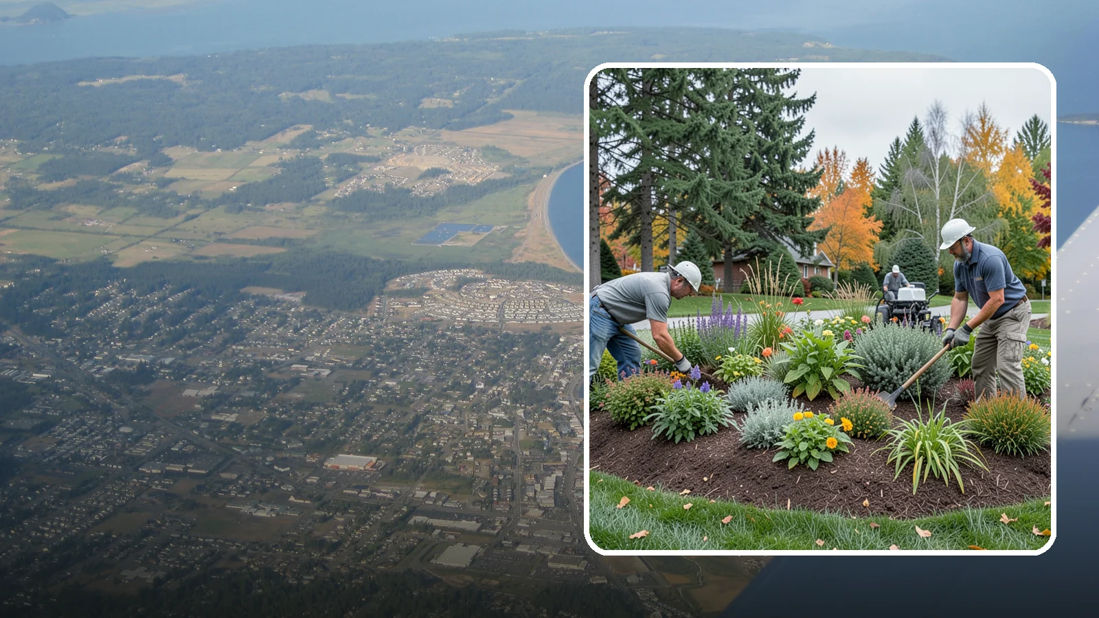 Flower Bed Design in Oak Harbor, Island County, WA - Thoughtfully designed flower beds with color, texture, and bloom timing planned for year-round interest.