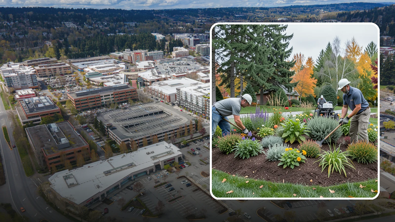 Flower Bed Design in Redmond, King County, WA - Thoughtfully designed flower beds with color, texture, and bloom timing planned for year-round interest.