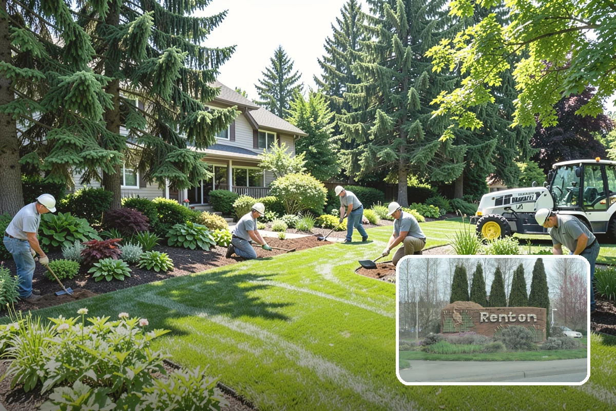 Flower Bed Design in Renton, King County, WA - Planned color and texture, not random planting