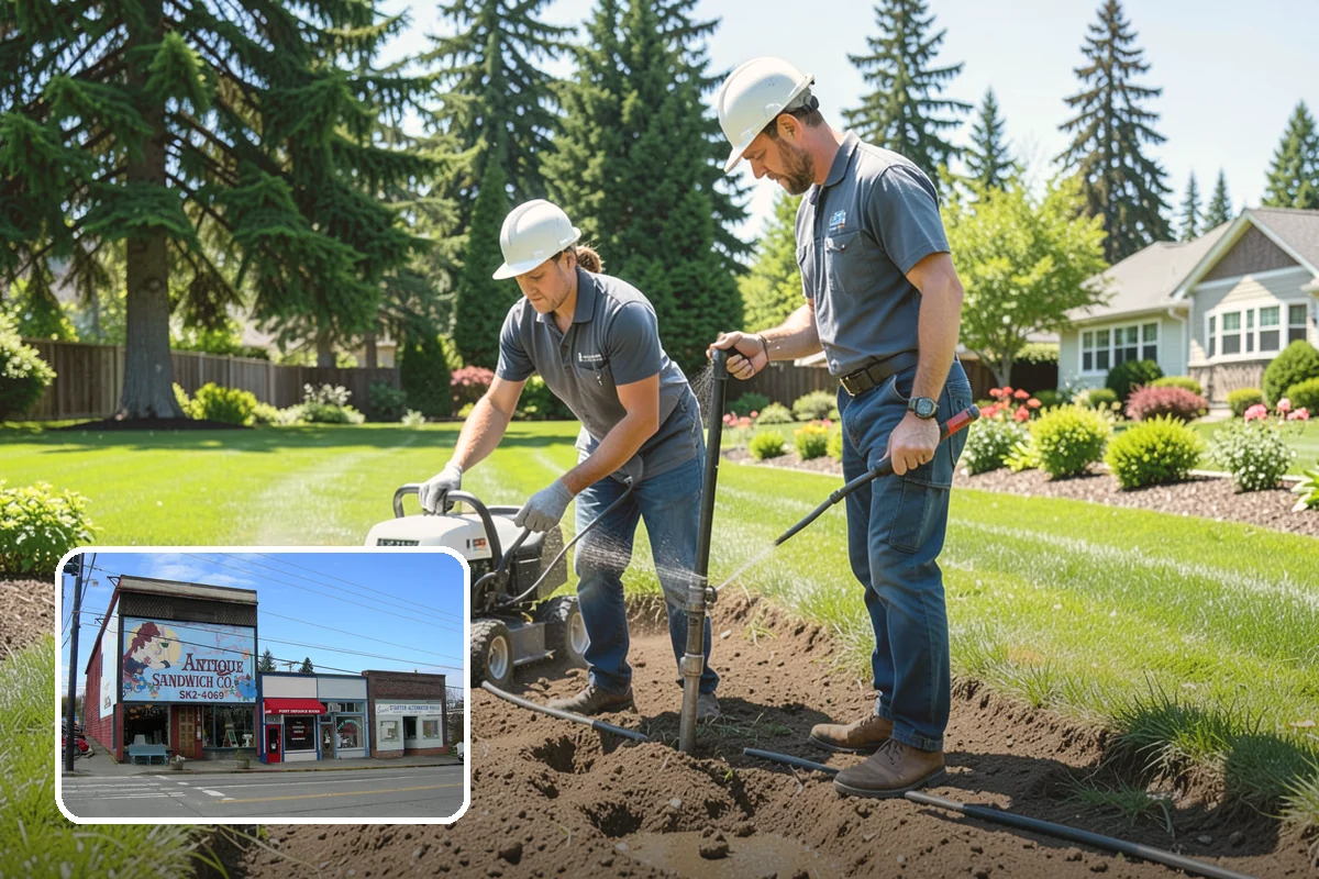 Flower Bed Design in Ruston, Pierce County, WA - Planned color and texture, not random planting