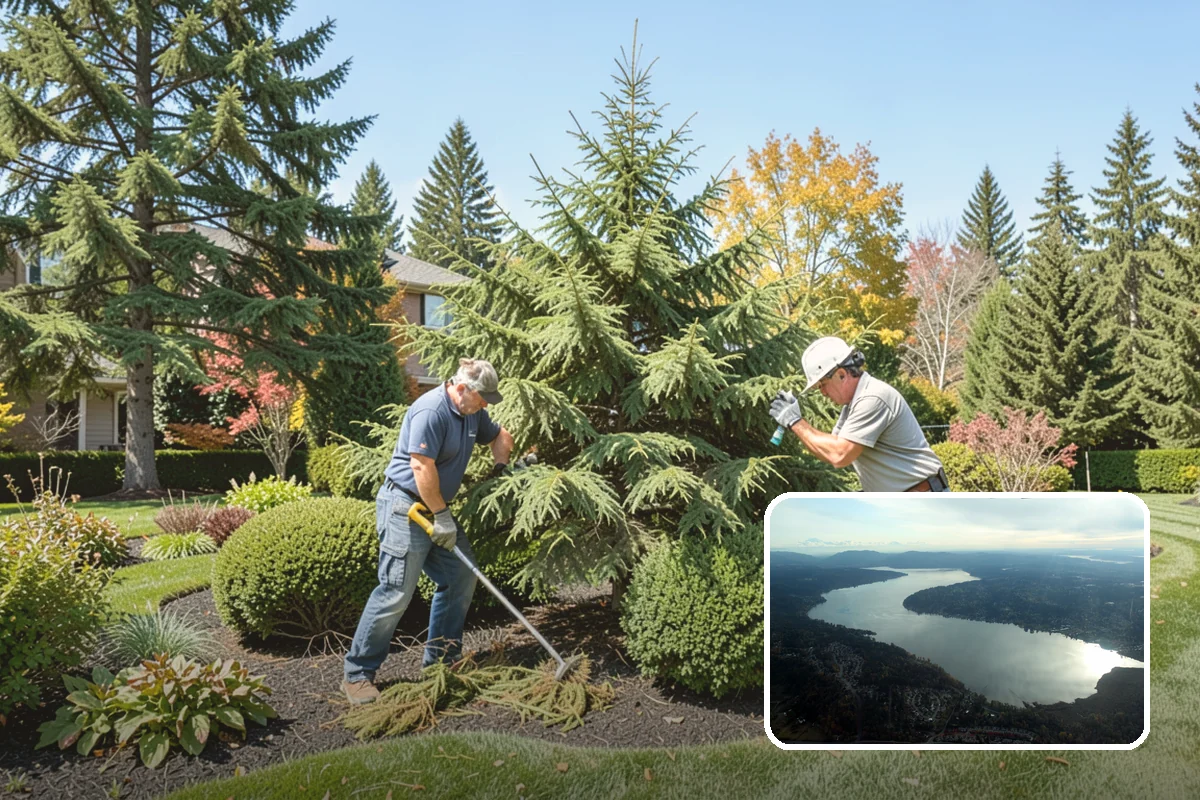 Flower Bed Design in Sammamish, King County, WA - Planned color and texture, not random planting