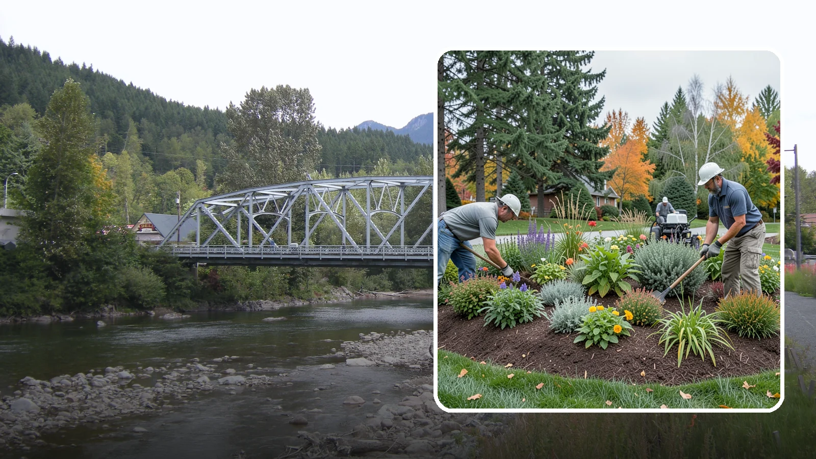 Flower Bed Design in Skykomish, King County, WA - Thoughtfully designed flower beds with color, texture, and bloom timing planned for year-round interest.