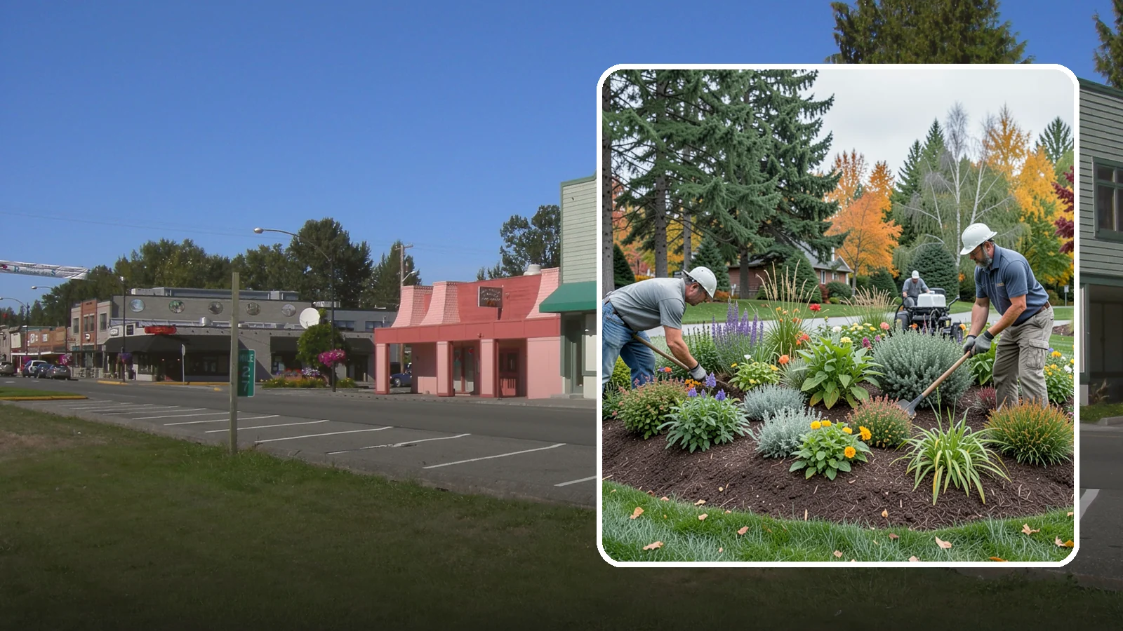 Flower Bed Design in Snoqualmie, King County, WA - Thoughtfully designed flower beds with color, texture, and bloom timing planned for year-round interest.