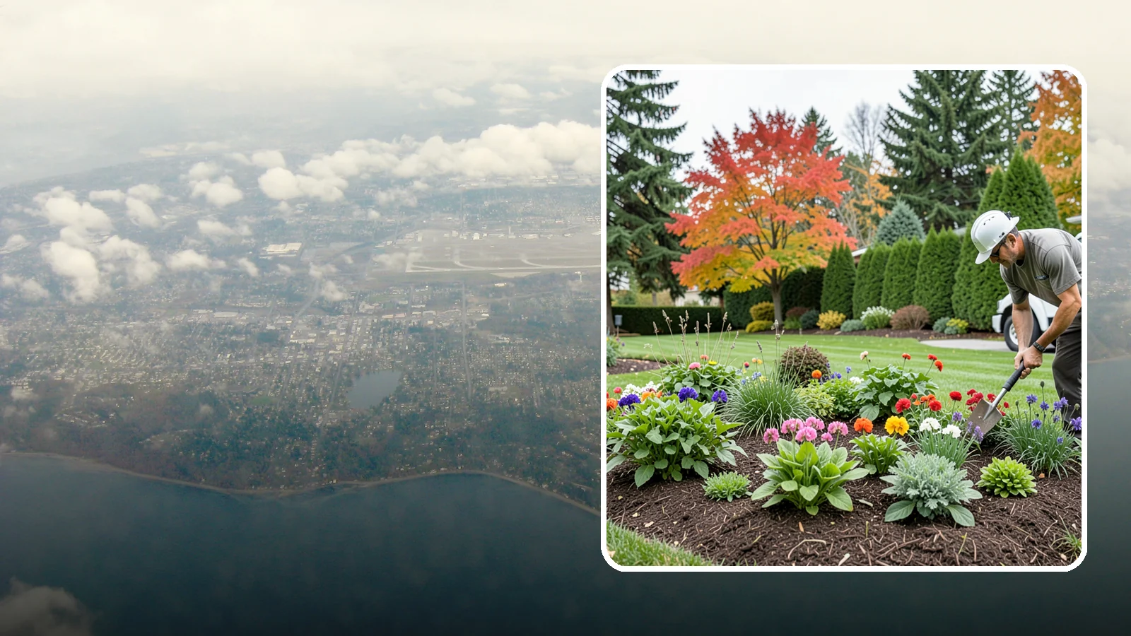 Flower Planting in Burien, King County, WA - We design and install vibrant flower beds that bloom beautifully through the Northwest growing season.