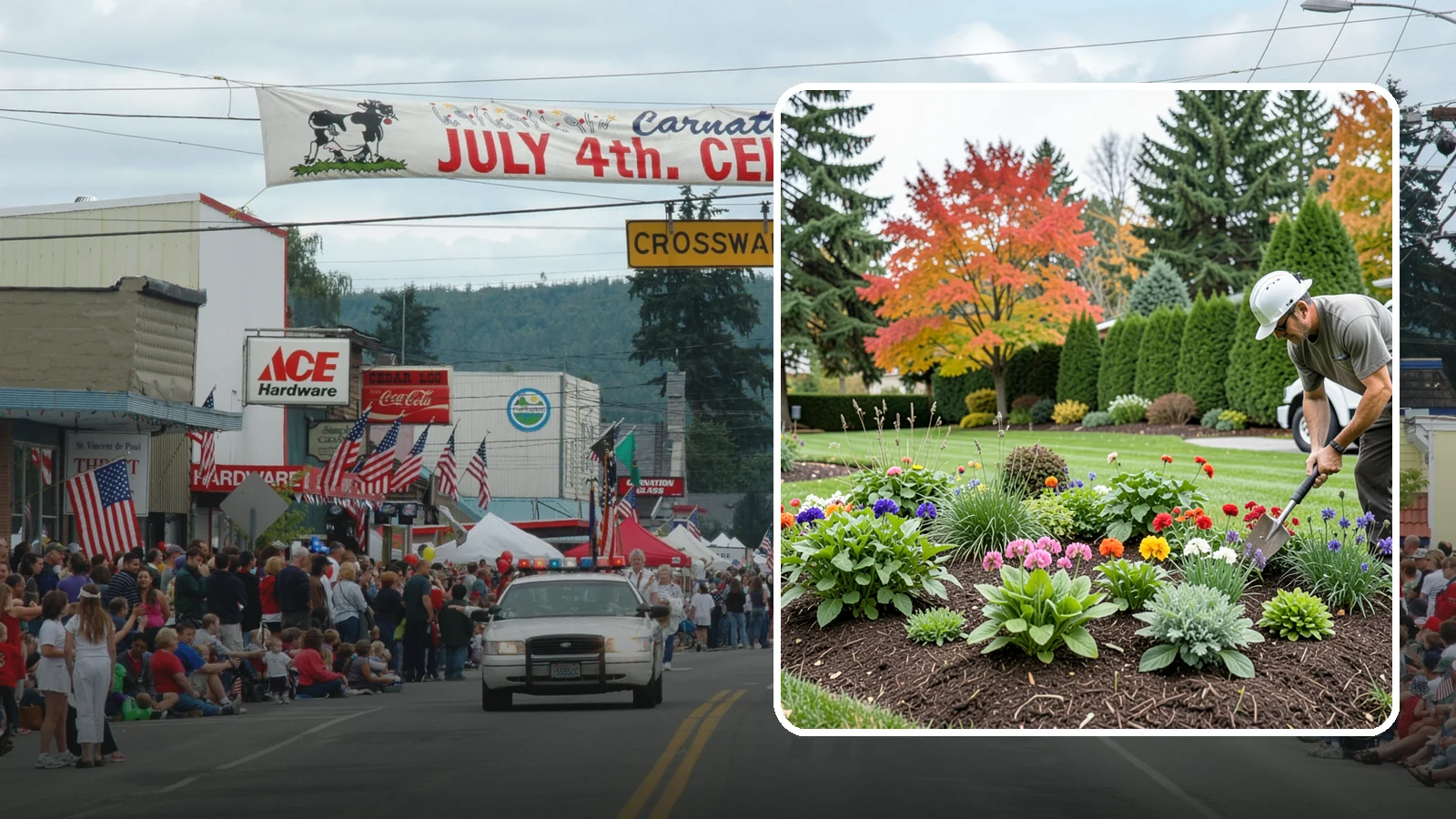 Flower Planting in Carnation, King County, WA - We design and install vibrant flower beds that bloom beautifully through the Northwest growing season.