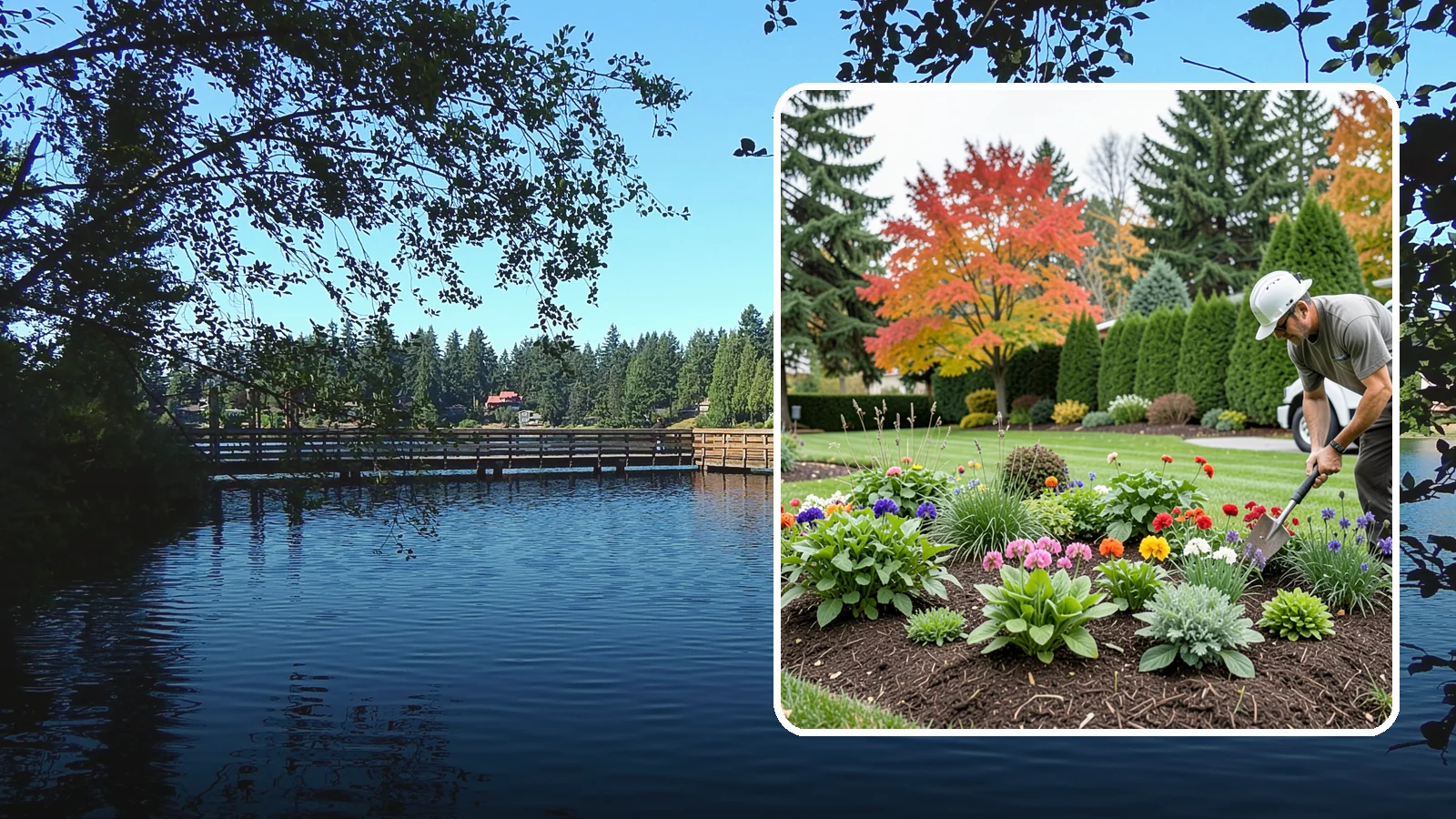 Flower Planting in Federal Way, King County, WA - We design and install vibrant flower beds that bloom beautifully through the Northwest growing season.