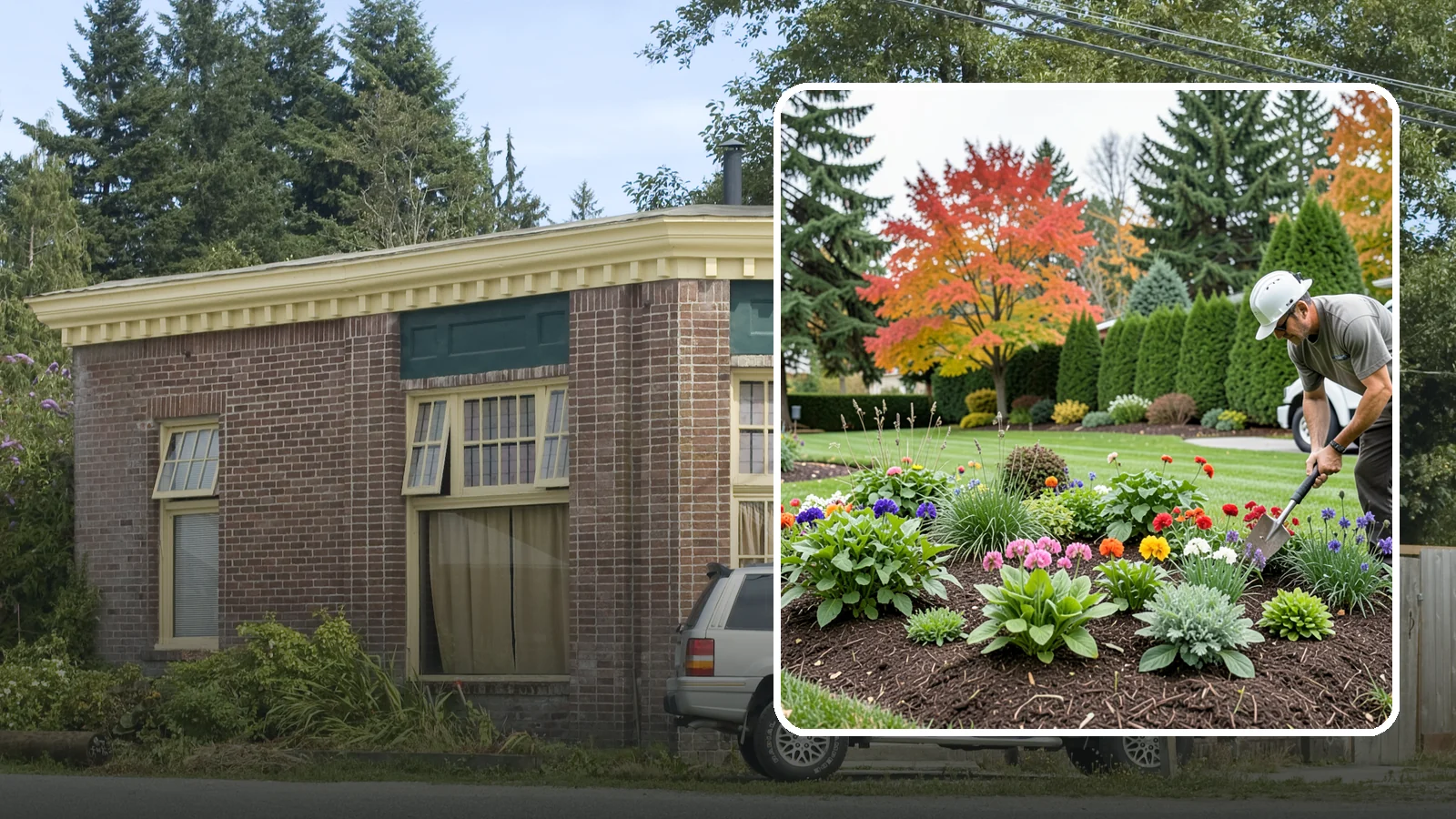 Flower Planting in Hamilton, Skagit County, WA - We design and install vibrant flower beds that bloom beautifully through the Northwest growing season.