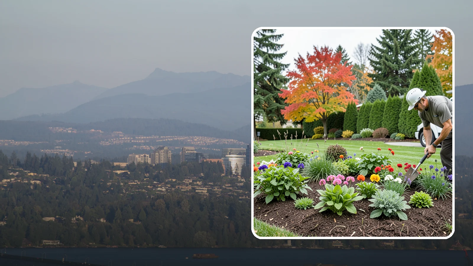 Flower Planting in Medina, King County, WA - We design and install vibrant flower beds that bloom beautifully through the Northwest growing season.
