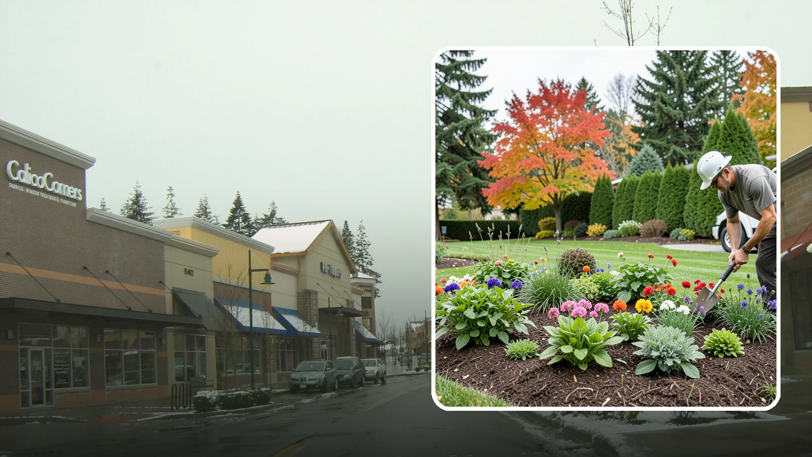 Flower Planting in Mill Creek, Snohomish County, WA - We design and install vibrant flower beds that bloom beautifully through the Northwest growing season.