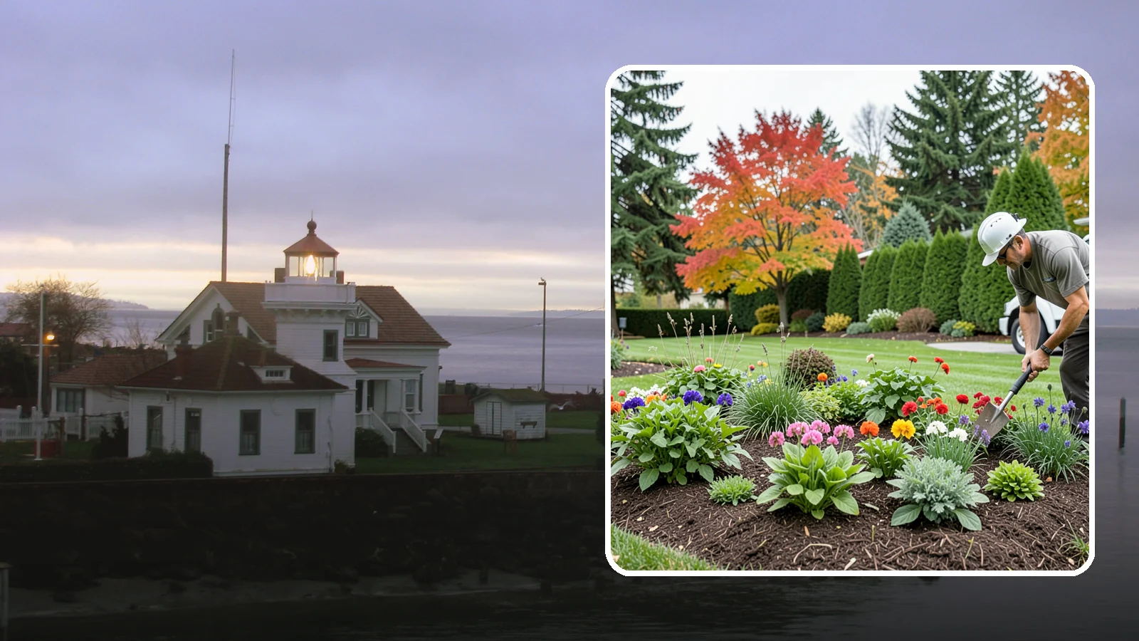 Flower Planting in Mukilteo, Snohomish County, WA - We design and install vibrant flower beds that bloom beautifully through the Northwest growing season.