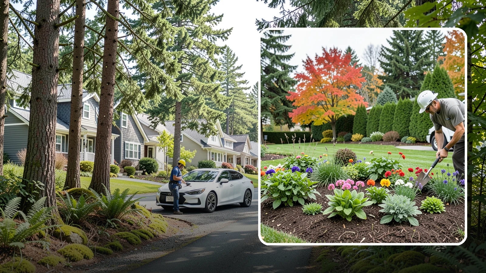 Flower Planting in Normandy Park, King County, WA - We design and install vibrant flower beds that bloom beautifully through the Northwest growing season.