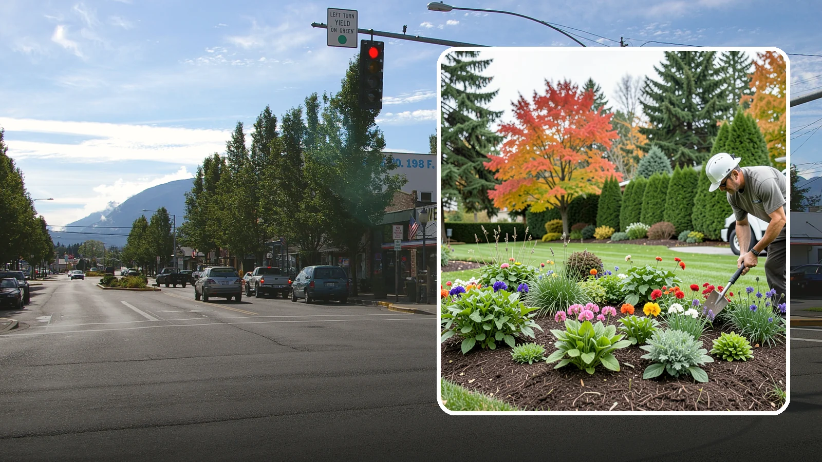 Flower Planting in North Bend, King County, WA - We design and install vibrant flower beds that bloom beautifully through the Northwest growing season.