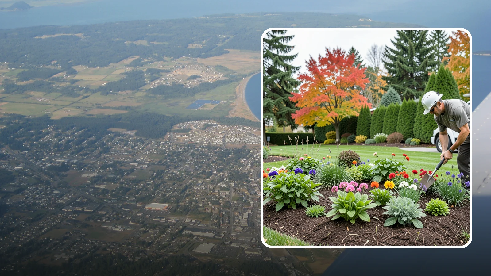 Flower Planting in Oak Harbor, Island County, WA - We design and install vibrant flower beds that bloom beautifully through the Northwest growing season.