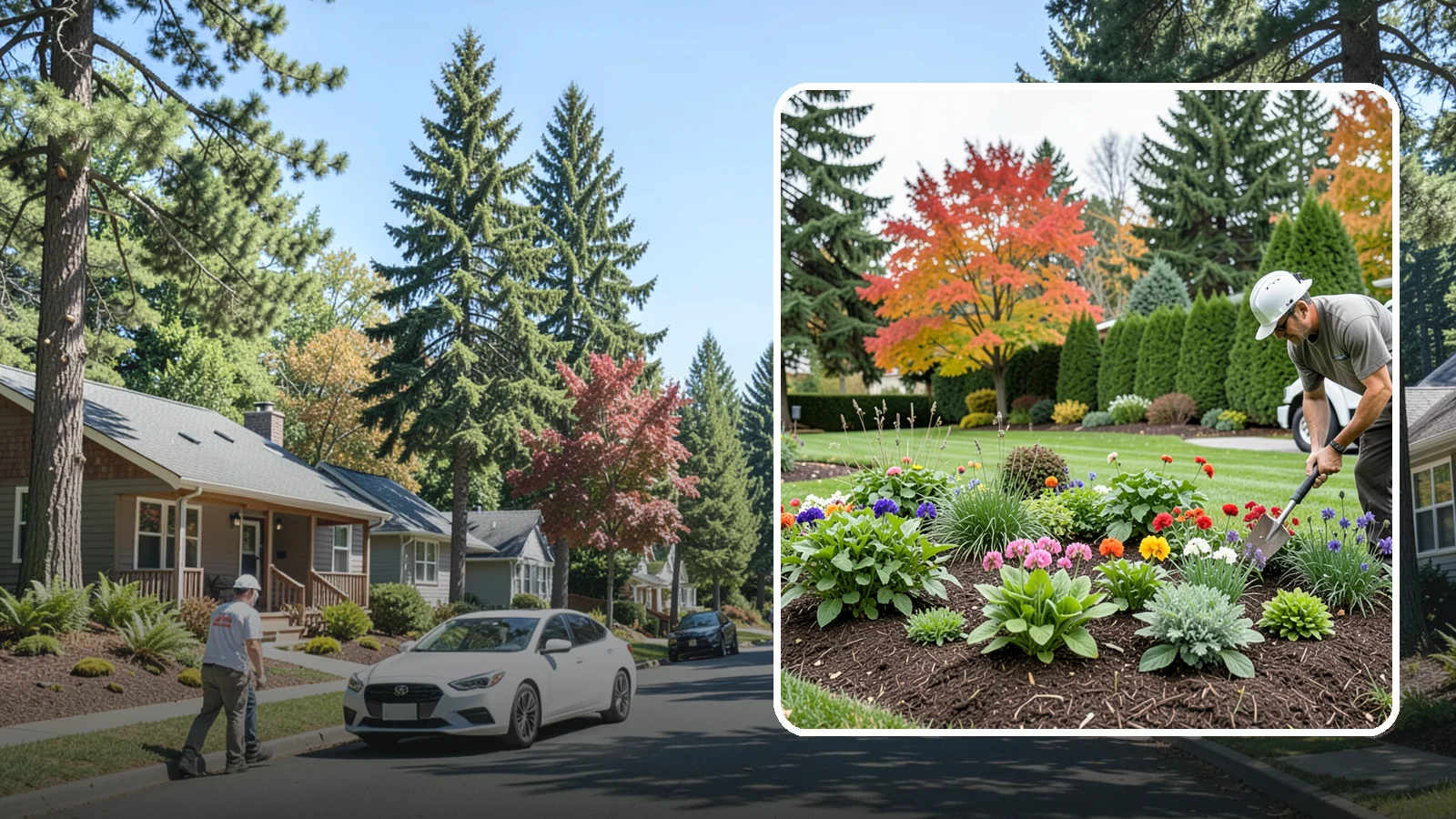Flower Planting in Orting, Pierce County, WA - We design and install vibrant flower beds that bloom beautifully through the Northwest growing season.