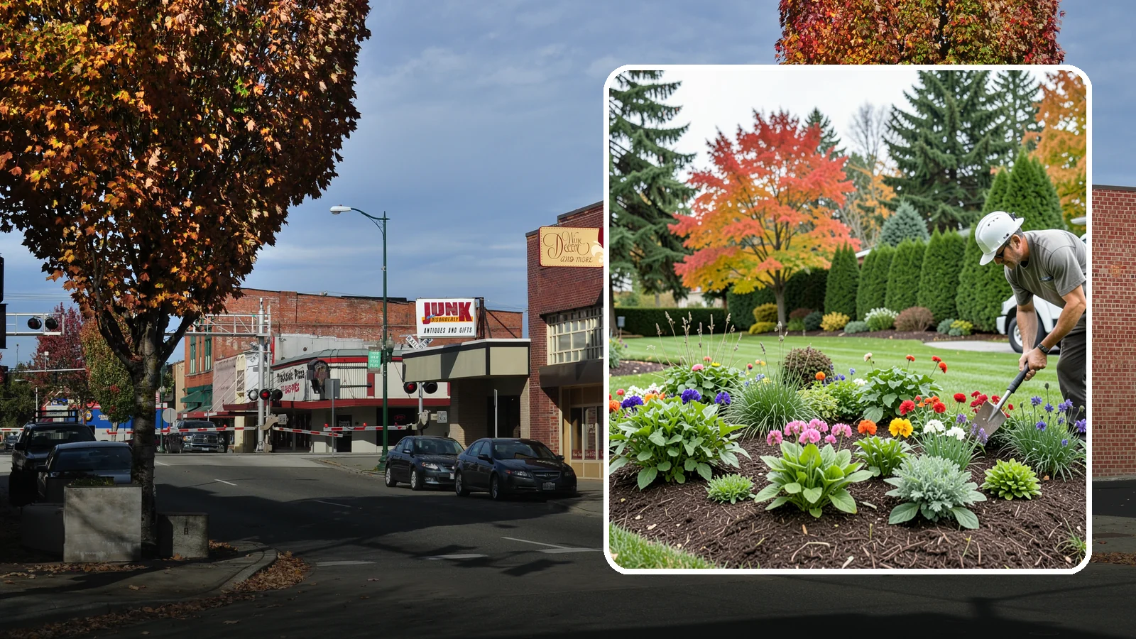 Flower Planting in Puyallup, Pierce County, WA - We design and install vibrant flower beds that bloom beautifully through the Northwest growing season.