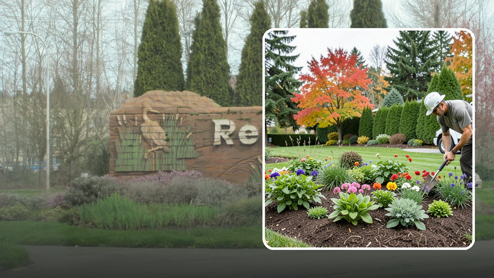 Flower Planting in Renton, King County, WA - We design and install vibrant flower beds that bloom beautifully through the Northwest growing season.