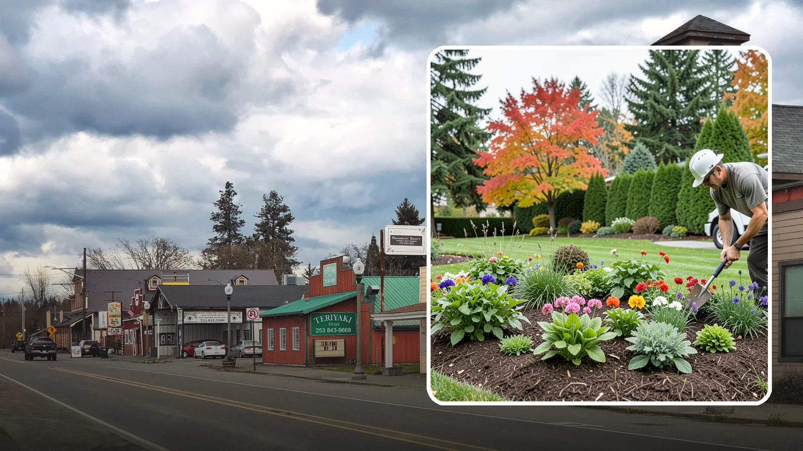 Flower Planting in Roy, Pierce County, WA - We design and install vibrant flower beds that bloom beautifully through the Northwest growing season.