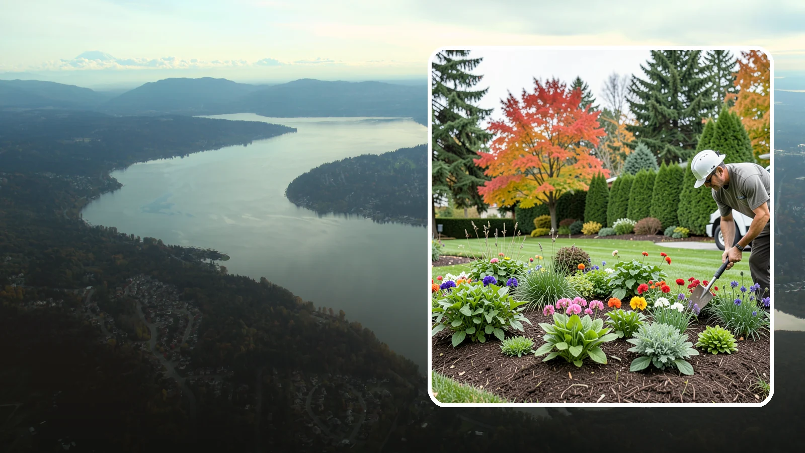 Flower Planting in Sammamish, King County, WA - We design and install vibrant flower beds that bloom beautifully through the Northwest growing season.