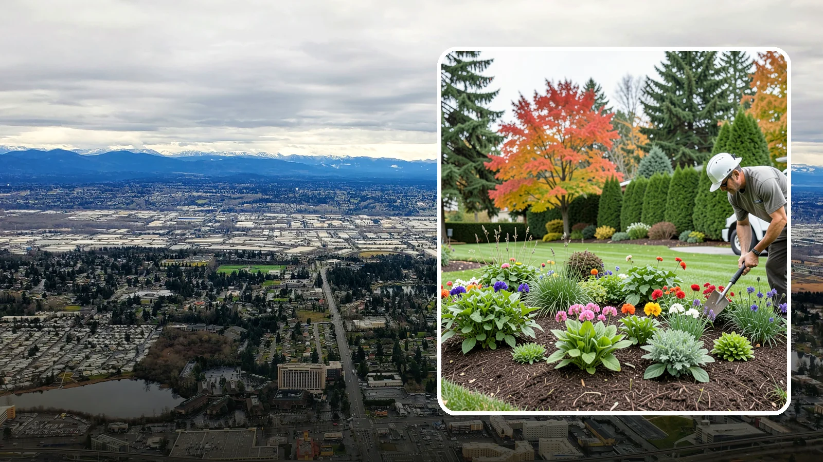 Flower Planting in SeaTac, King County, WA - We design and install vibrant flower beds that bloom beautifully through the Northwest growing season.