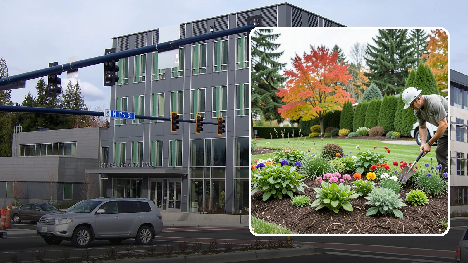 Flower Planting in Shoreline, King County, WA - We design and install vibrant flower beds that bloom beautifully through the Northwest growing season.