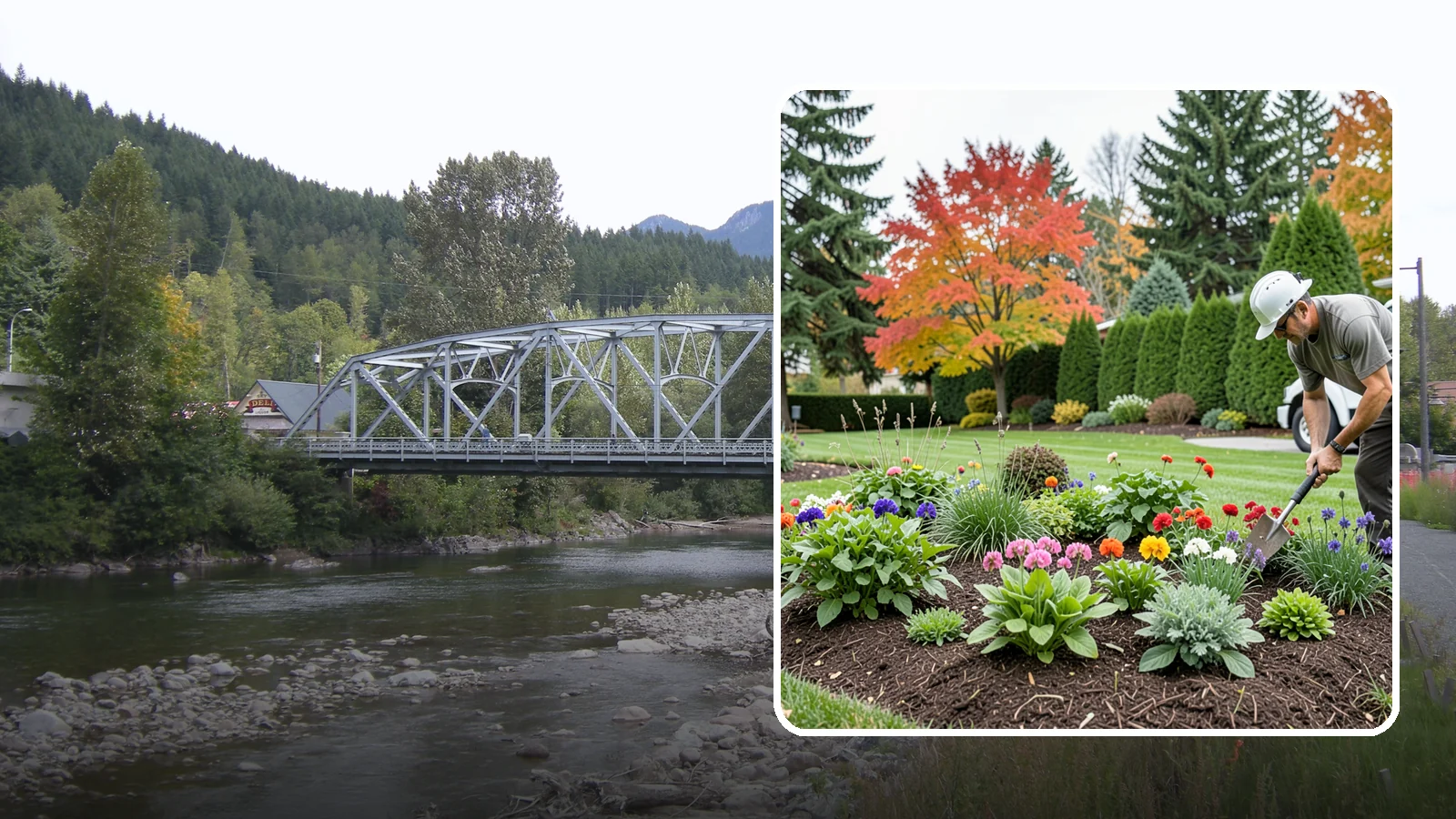 Flower Planting in Skykomish, King County, WA - We design and install vibrant flower beds that bloom beautifully through the Northwest growing season.