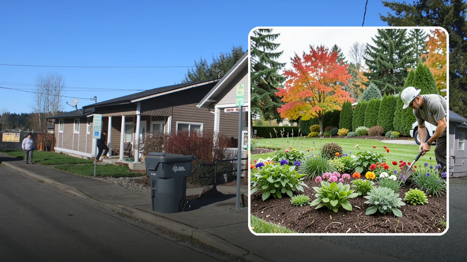 Flower Planting in South Prairie, Pierce County, WA - We design and install vibrant flower beds that bloom beautifully through the Northwest growing season.
