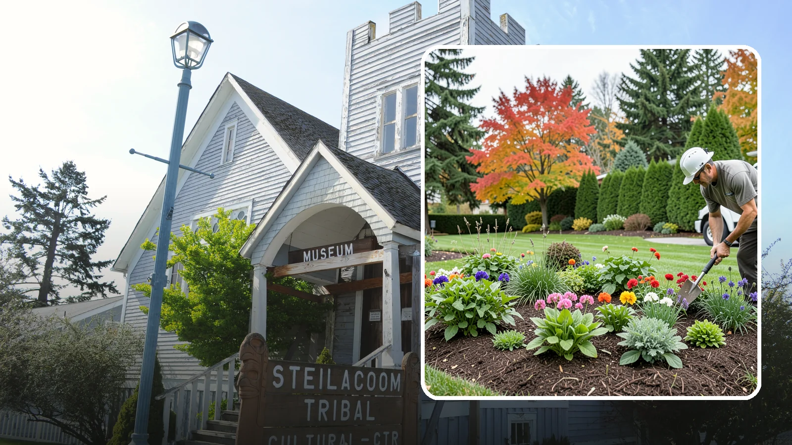 Flower Planting in Steilacoom, Pierce County, WA - We design and install vibrant flower beds that bloom beautifully through the Northwest growing season.