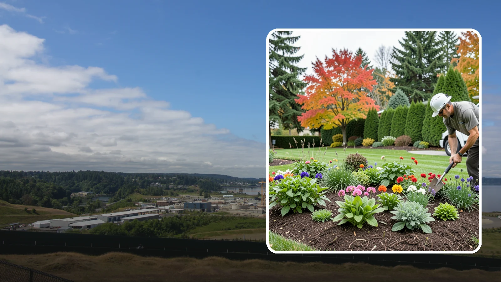 Flower Planting in University Place, Pierce County, WA - We design and install vibrant flower beds that bloom beautifully through the Northwest growing season.