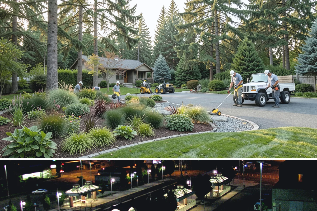 Flowering Cherry Pruning in Auburn, King County, WA - Best pruned right after flowering to protect next year's buds.
