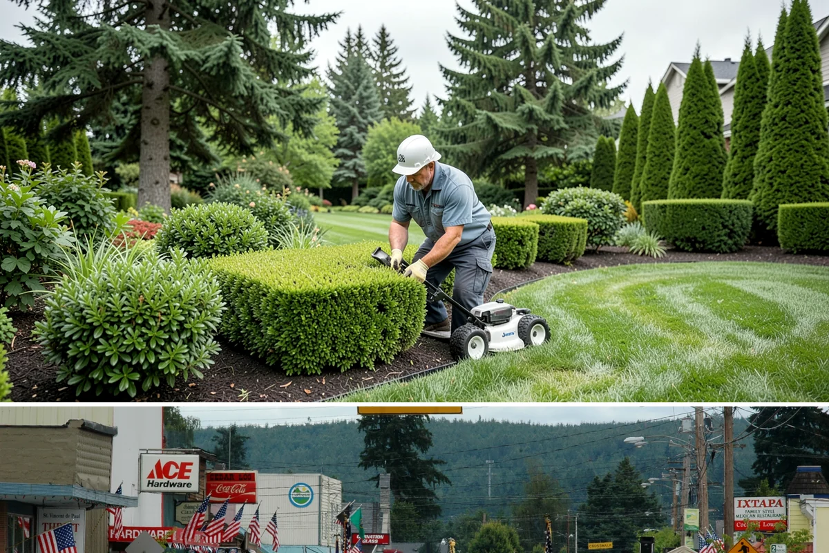 Flowering Cherry Pruning in Carnation, King County, WA - Best pruned right after flowering to protect next year's buds.