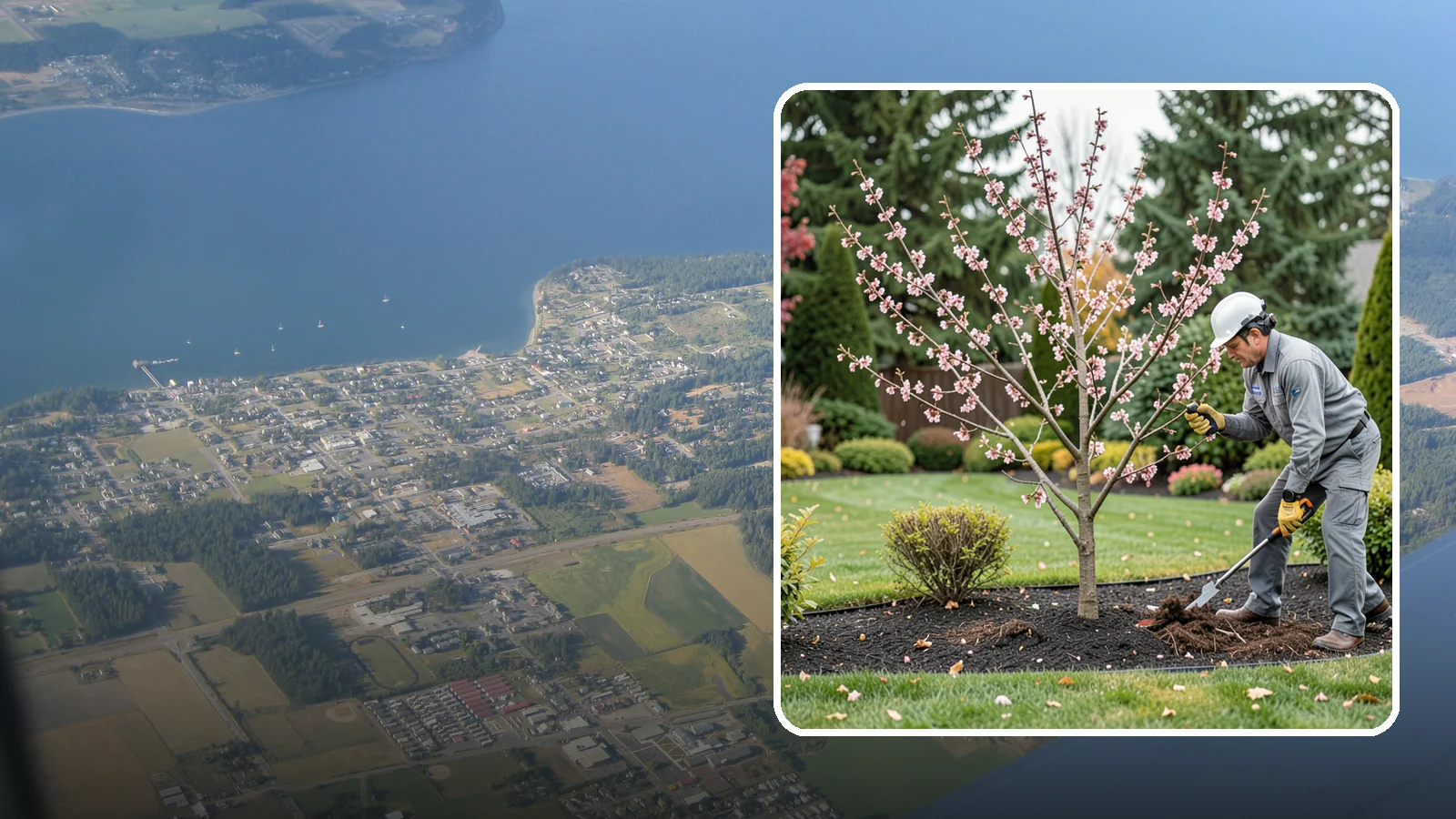Flowering Cherry Pruning in Coupeville, Island County, WA - Gentle pruning for ornamental flowering cherries that protects the spring show and tree health.
